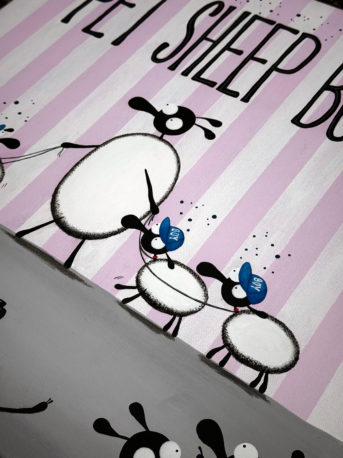 “Pet Sheep Boys" Original Painting