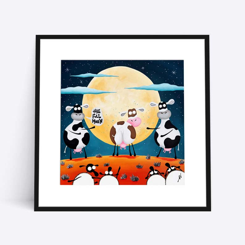 16” Limited Edition Print - The Full Moo’n (First Edition 1/75)