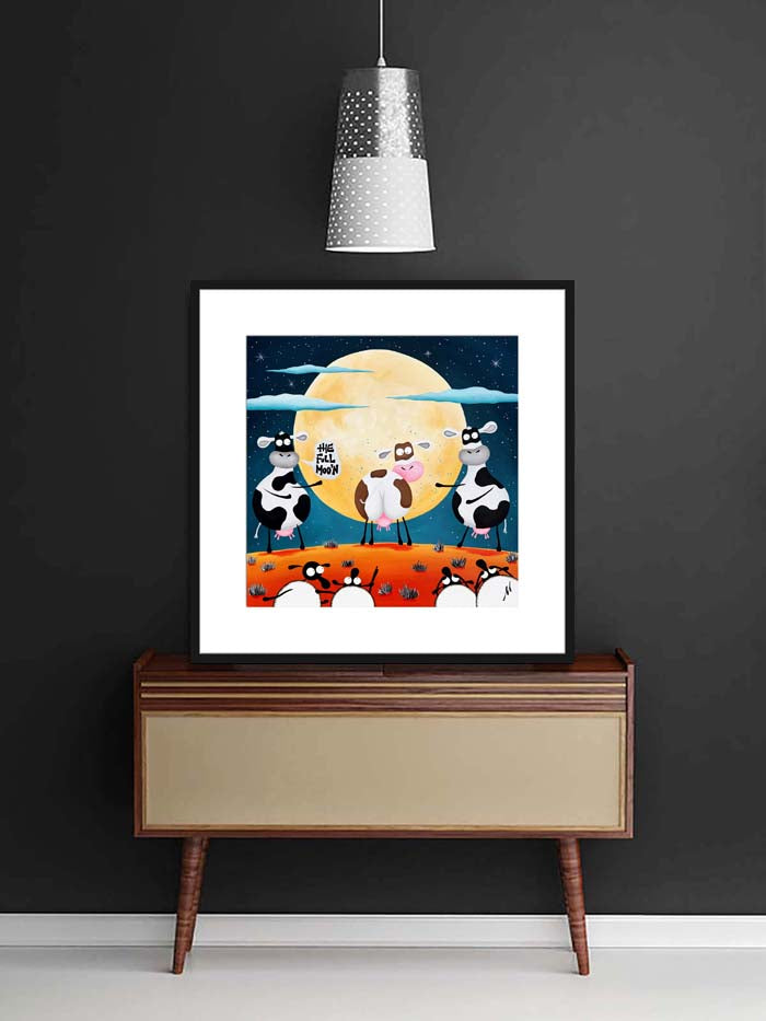 20" Limited Edition Print - The Full Moo’n (First Edition 1/50)