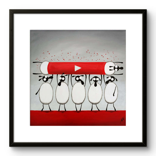 20" Limited Edition Print - Ewe-Tube
