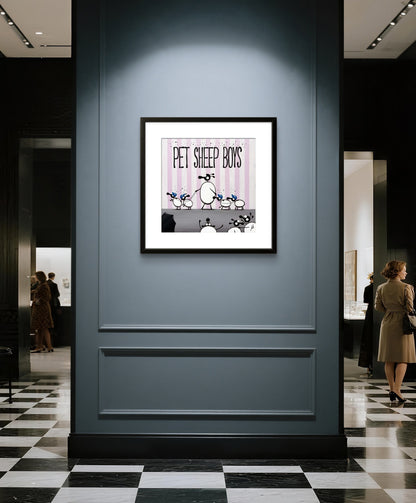 20" Limited Edition Print - Pet Sheep Boys