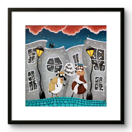 20" Limited Edition Print - No Sheep, Shearlock!