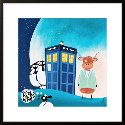 20" Limited Edition Print - Doctor Whoo