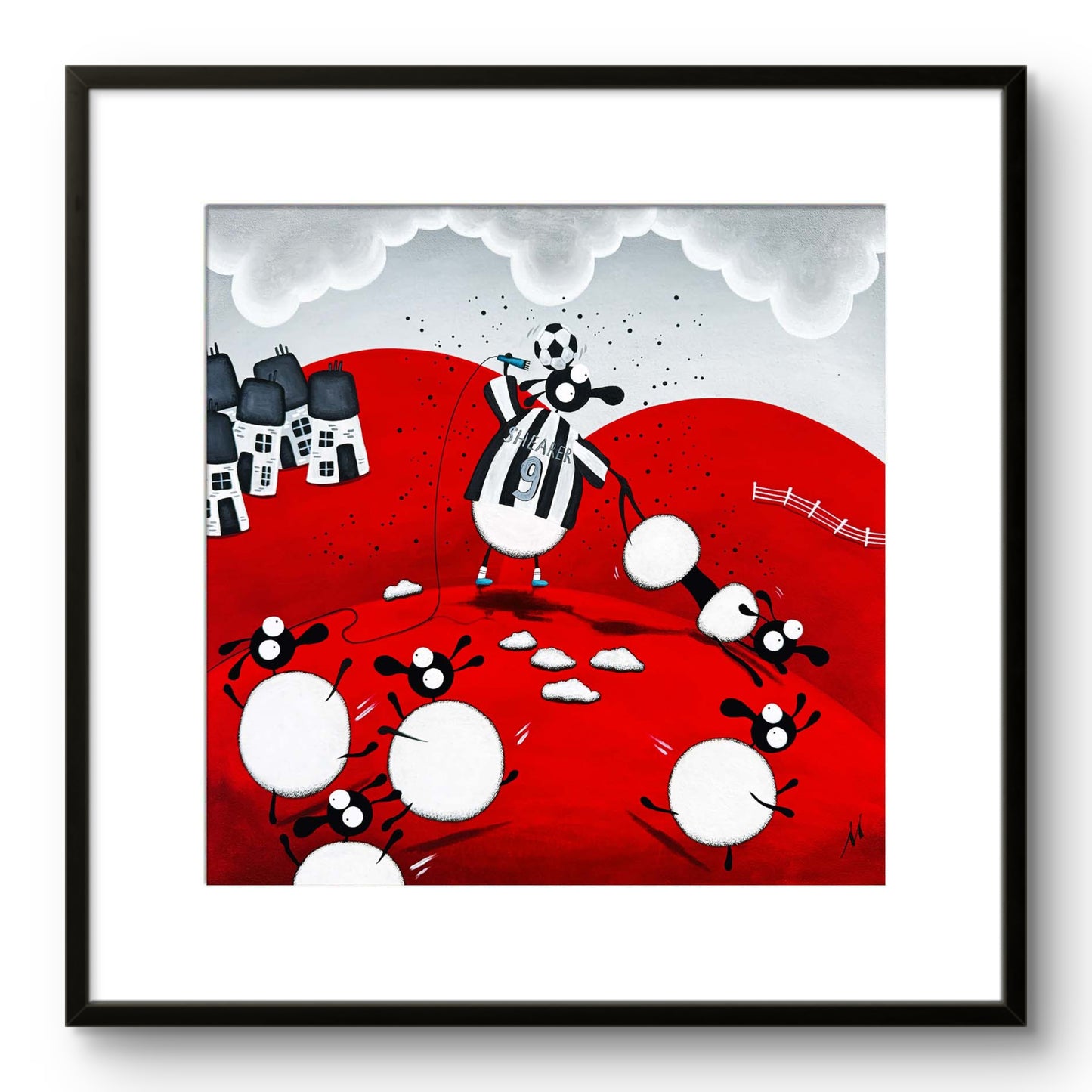 20" Limited Edition Print - Alan Shearer