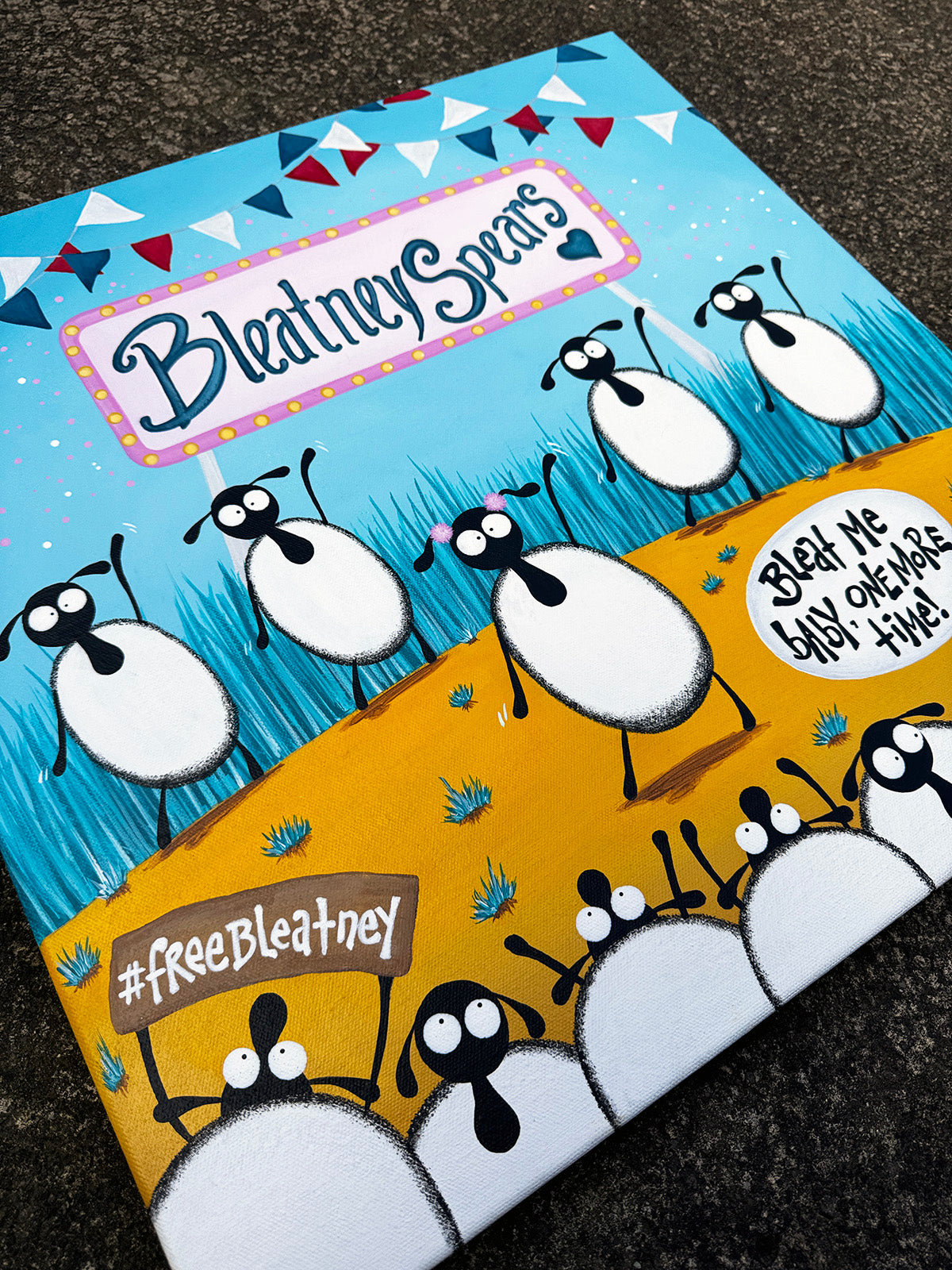 “Bleatney Spears" Original Painting