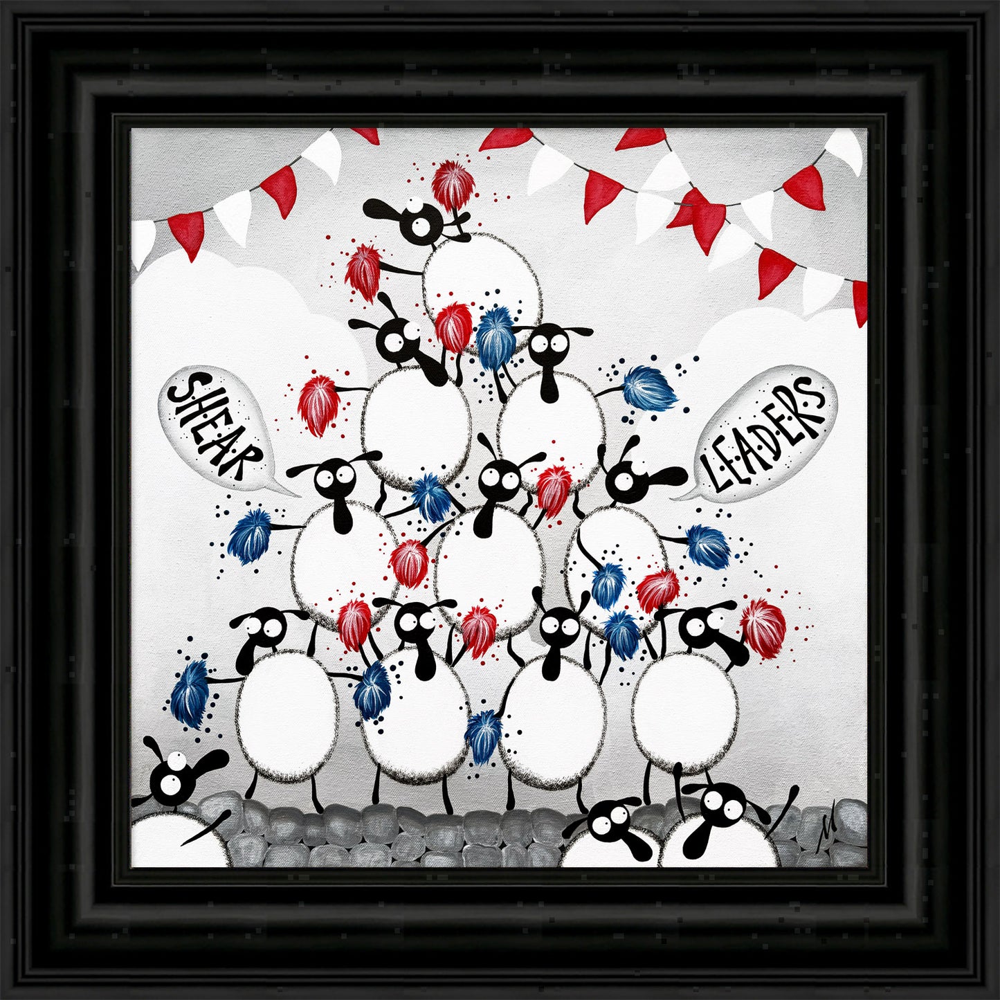 “Shearleaders" Original Painting