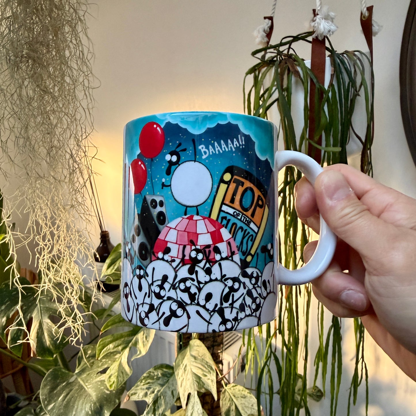 Top Of The Flocks Ceramic Mug