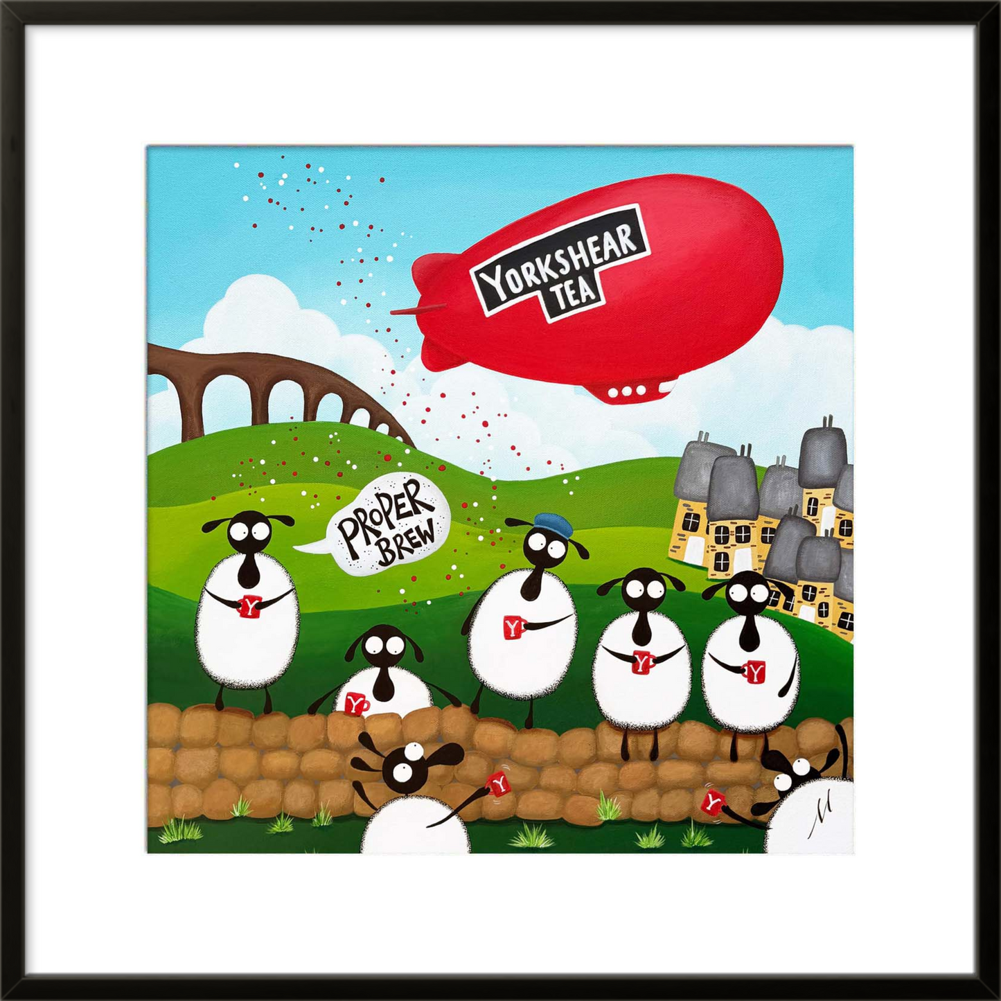 16” Limited Edition Print - Yorkshear Tea