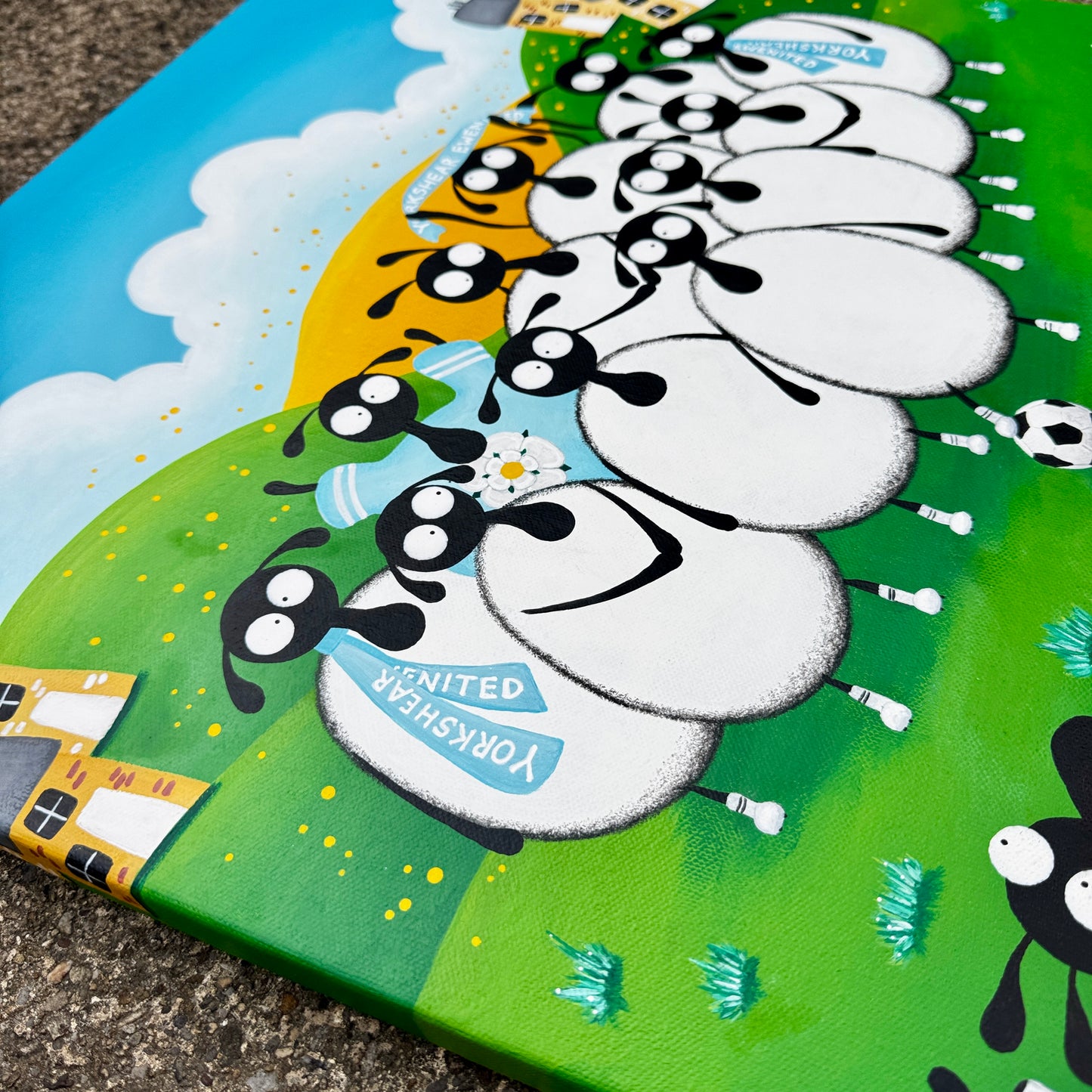 “Yorkshear Ewenited” Original Painting