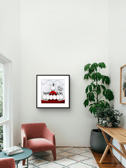 20" Limited Edition Print - Flockin’ Legend!