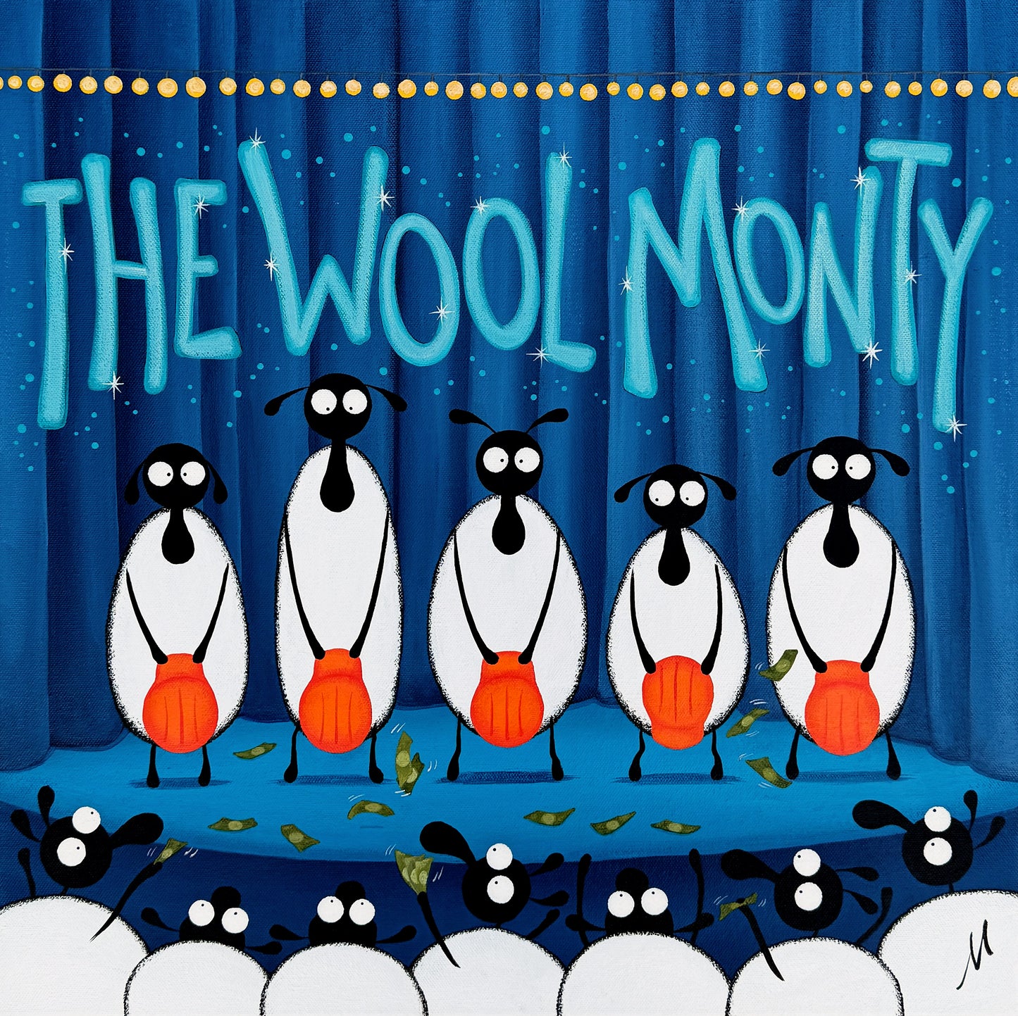 “The Wool Monty" Original Painting