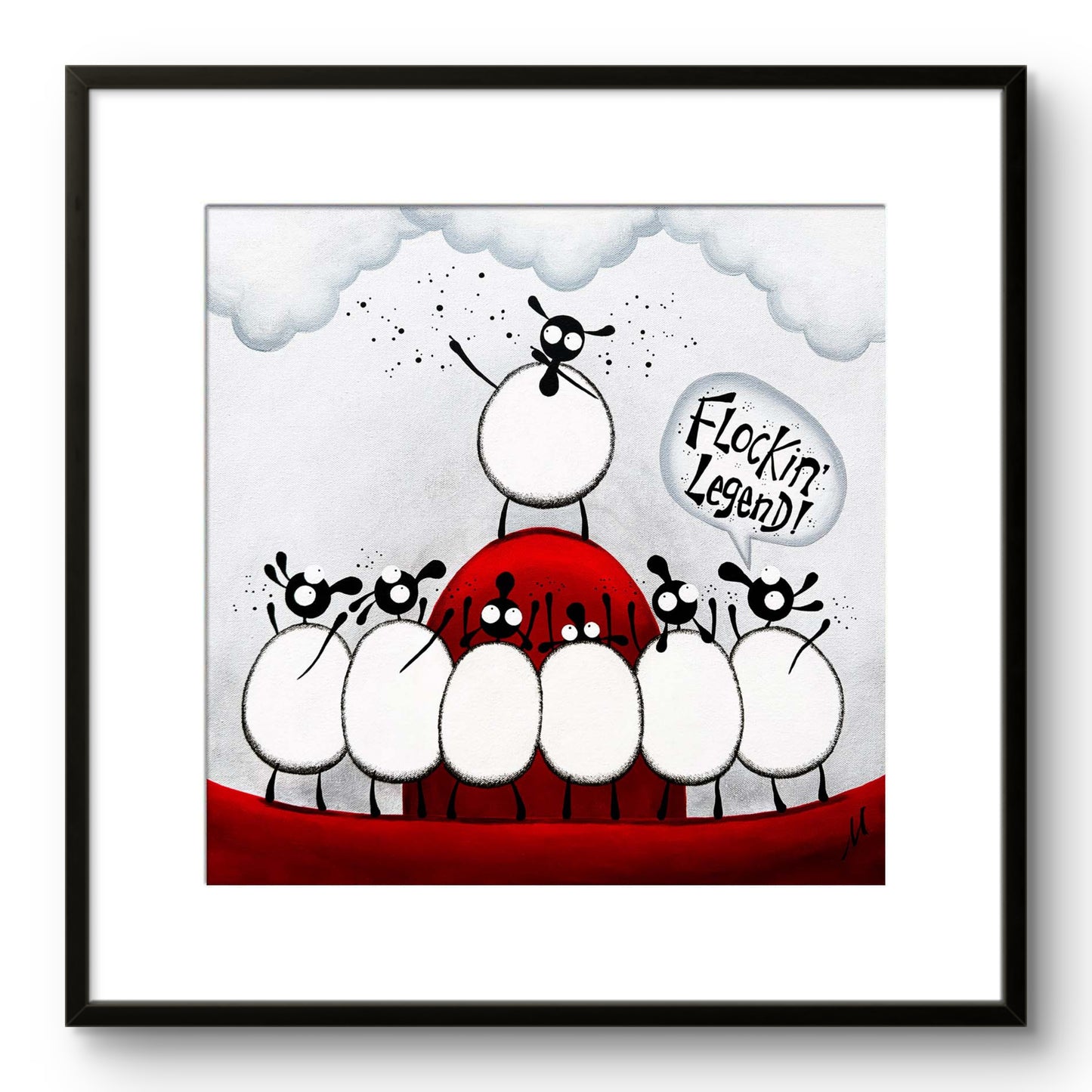 20" Limited Edition Print - Flockin’ Legend!