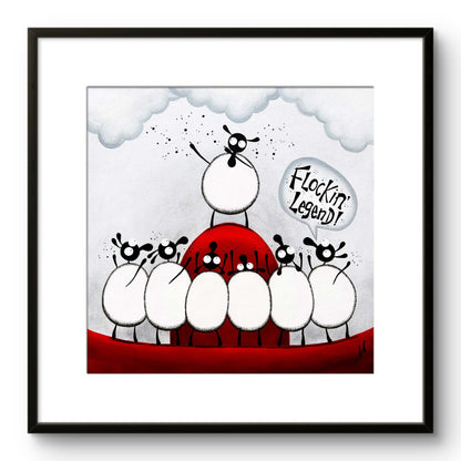 20" Limited Edition Print - Flockin’ Legend!