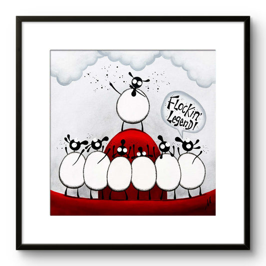 20" Limited Edition Print - Flockin’ Legend!