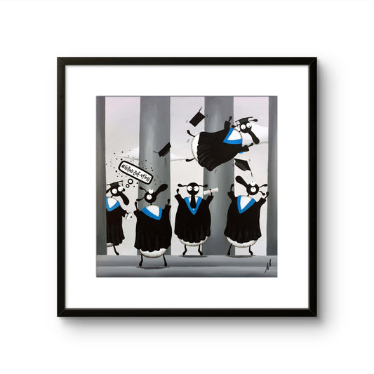 16” Limited Edition Print - Grad-ewe-ation