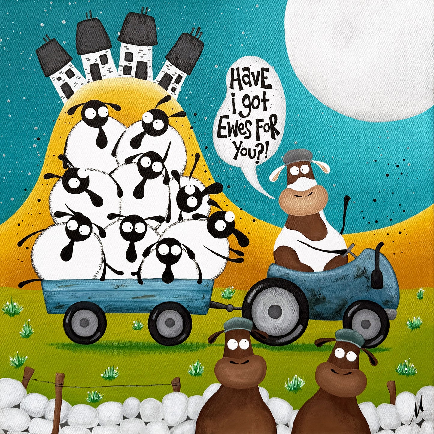 “Have I Got Ewes For You?!" Original Painting
