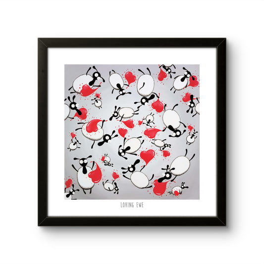 10” Print - Loving Ewe