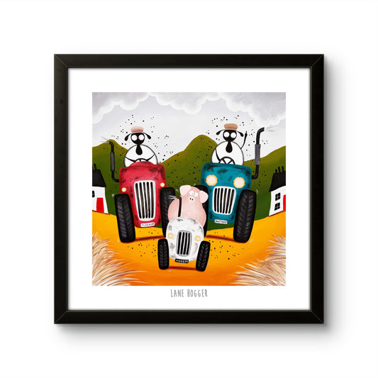 10” Print - Lane Hogger