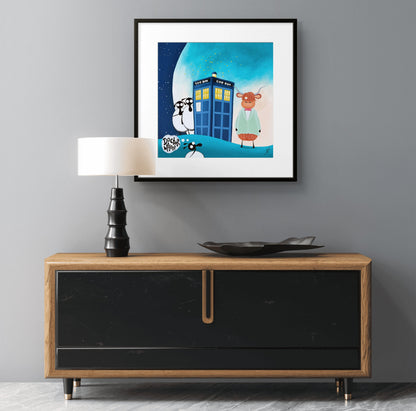 20" Limited Edition Print - Doctor Whoo