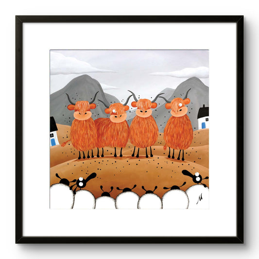 20" Limited Edition Print - Scottish Locals