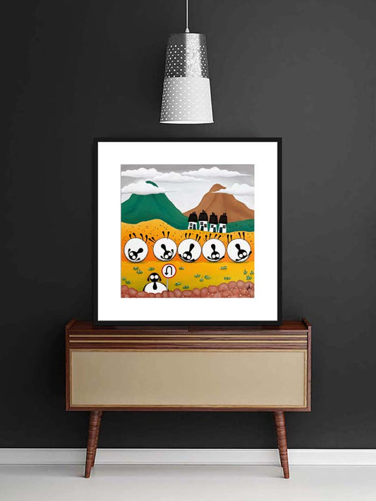 20" Limited Edition Print - Ewe Turn (First Edition 1/50)