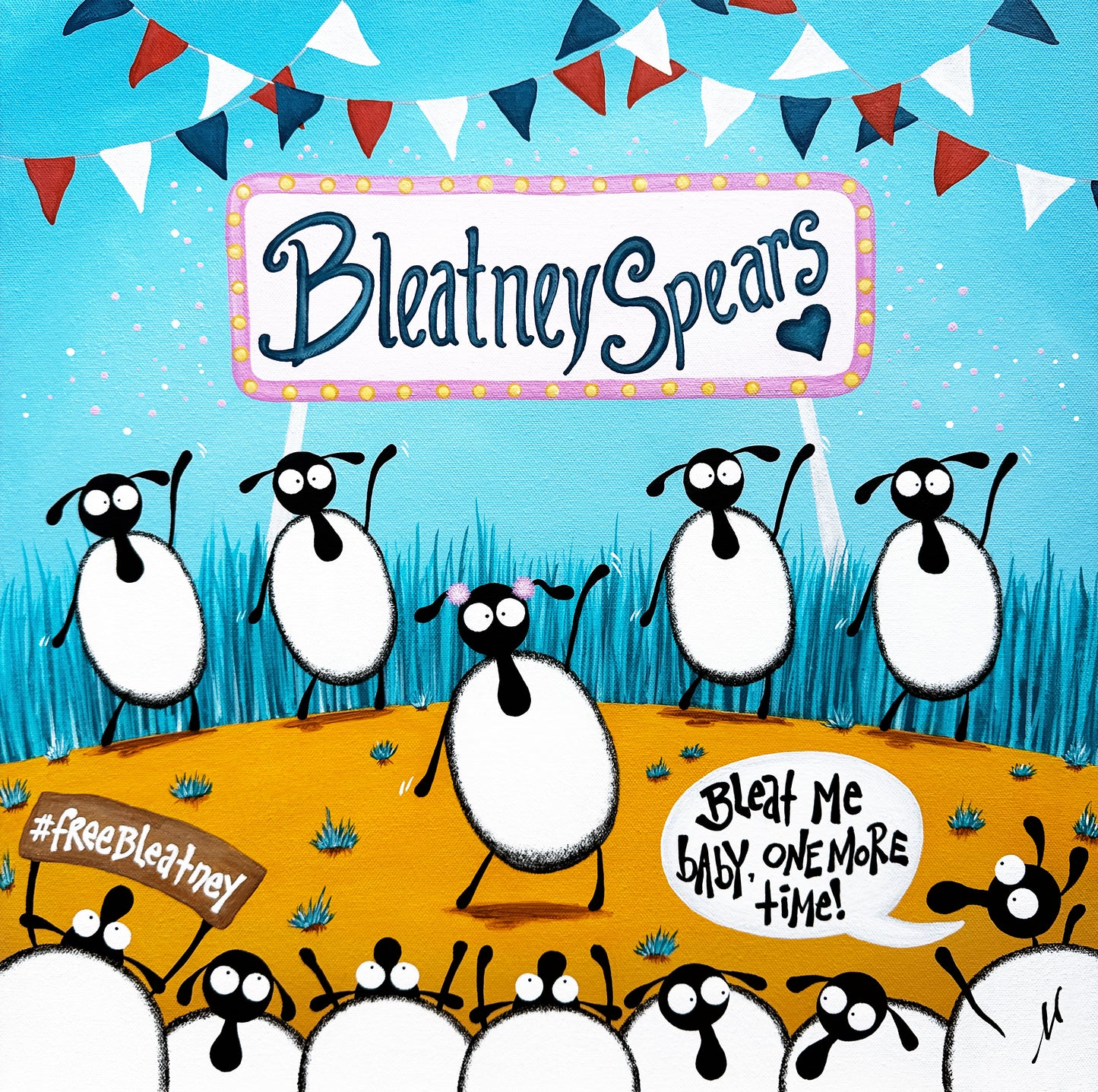 “Bleatney Spears" Original Painting