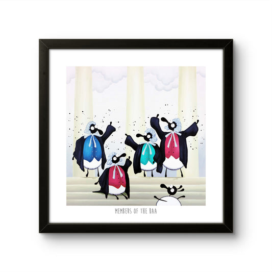 10” Print - Members Of The Baa