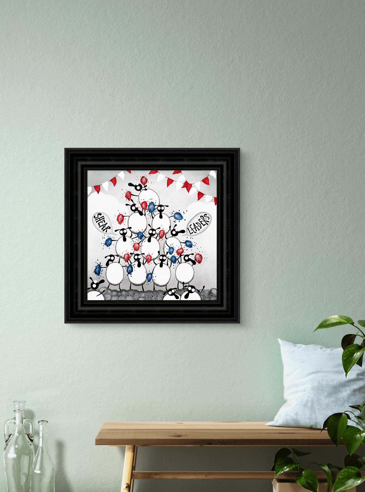 “Shearleaders" Original Painting