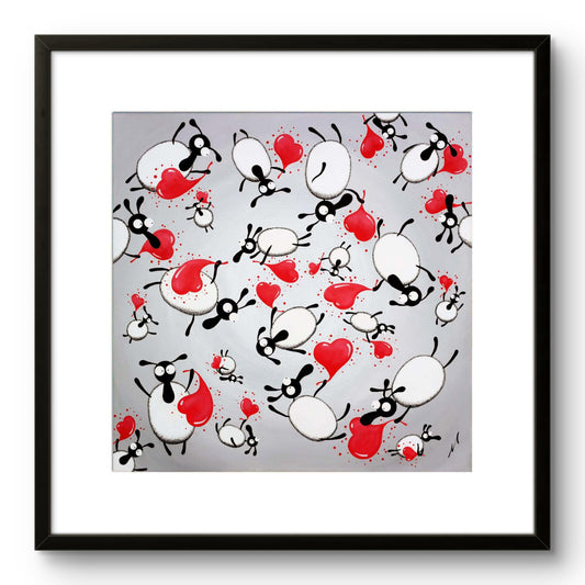 20" Limited Edition Print - Loving Ewe
