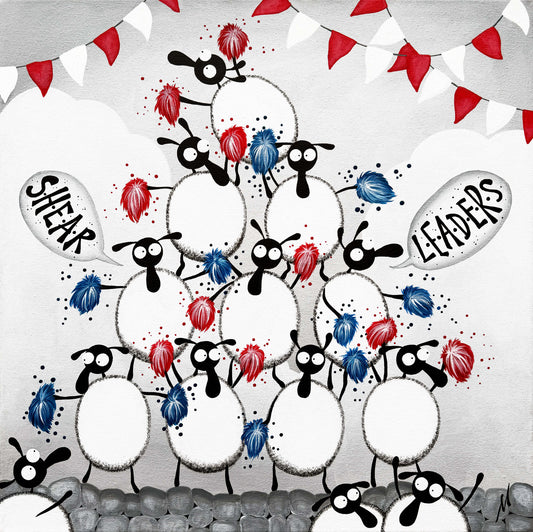 “Shearleaders" Original Painting