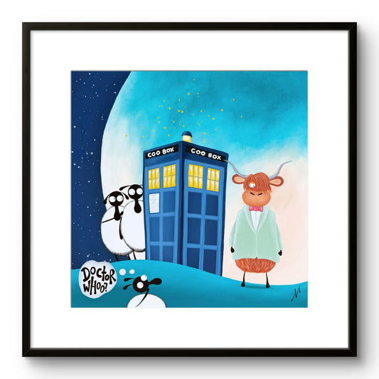 20" Limited Edition Print - Doctor Whoo