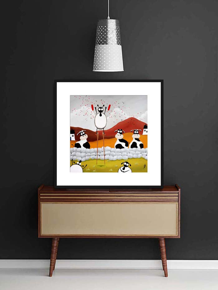 20" Limited Edition Print - Raising The Baa