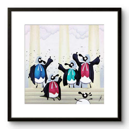 20" Limited Edition Print - Members Of The Baa (First Edition 1/50)