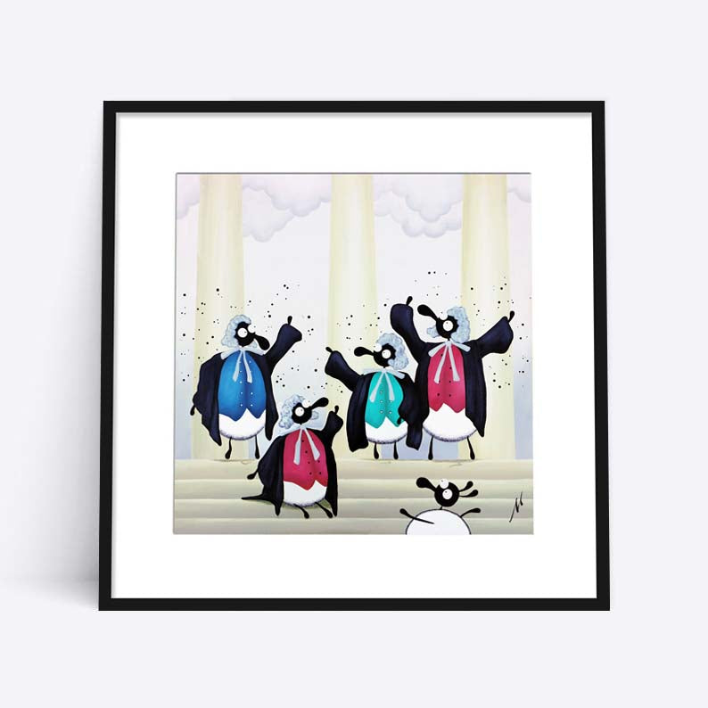 16” Limited Edition Print - Members Of The Baa