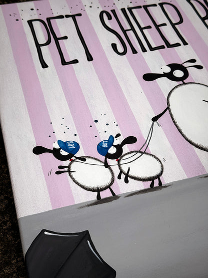 “Pet Sheep Boys" Original Painting