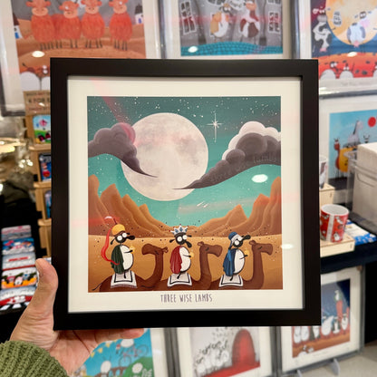 10” Print - Three Wise Lambs