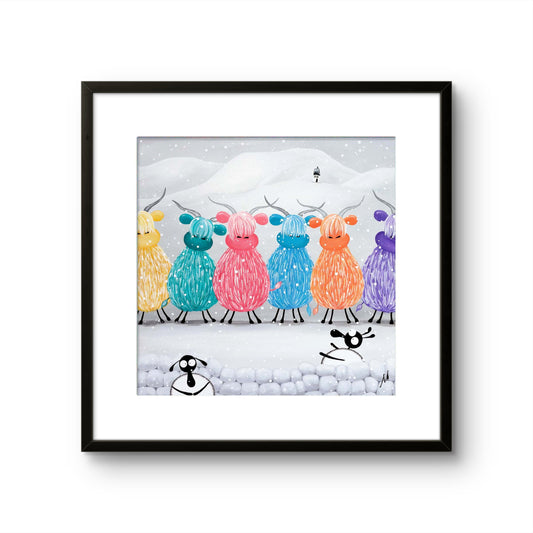 16” Limited Edition Print - Rainbow In The Snow