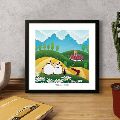10” Print - Yorkshear Wolds