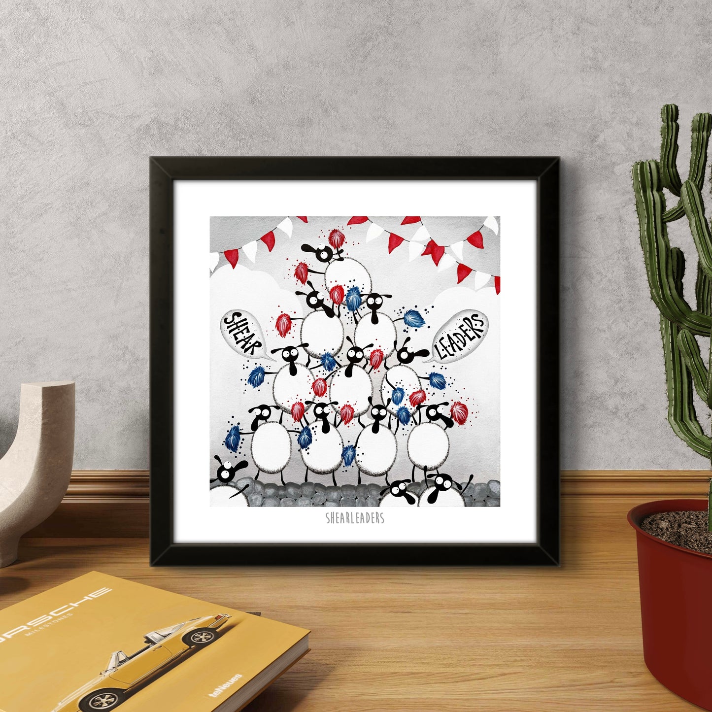 10” Print - Shearleaders