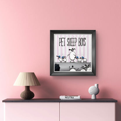 “Pet Sheep Boys" Original Painting