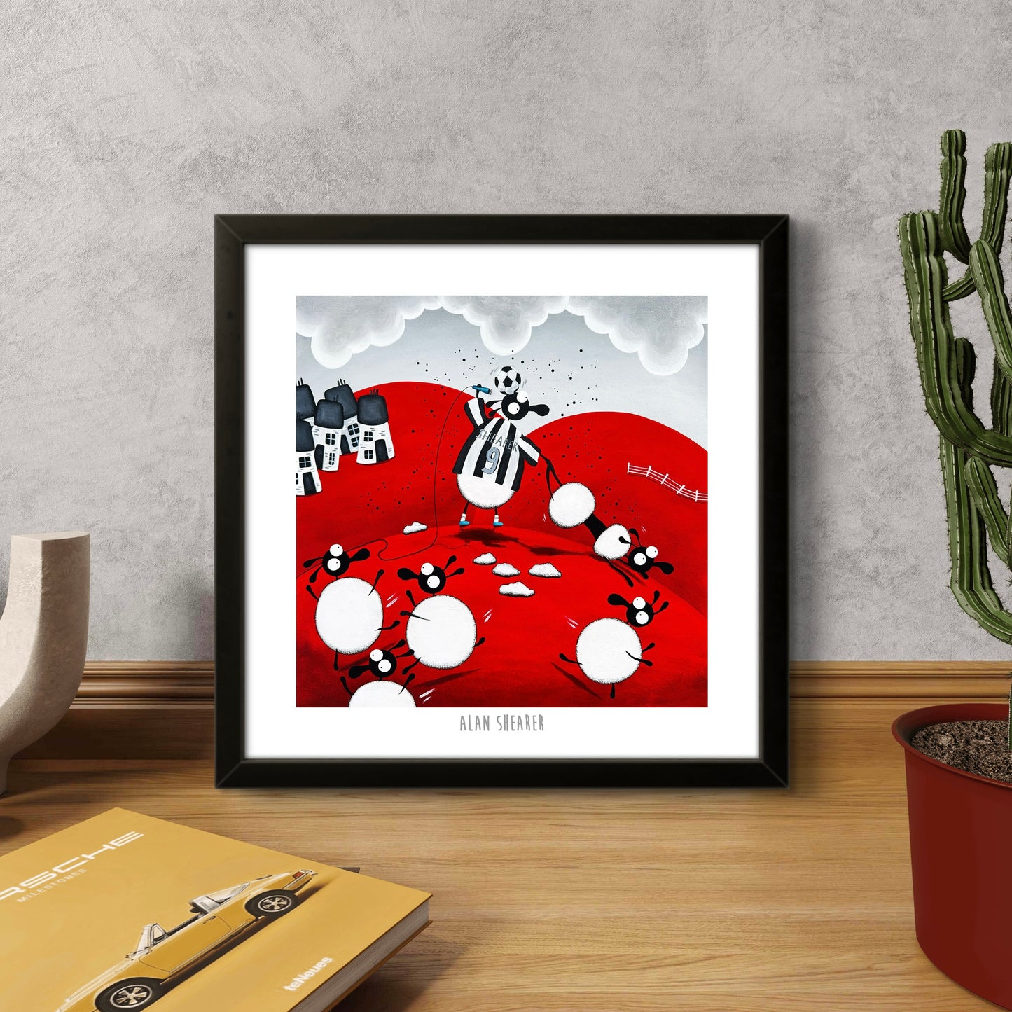 10” Print - Alan Shearer