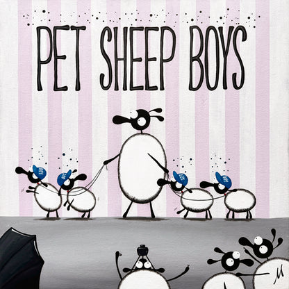 “Pet Sheep Boys" Original Painting
