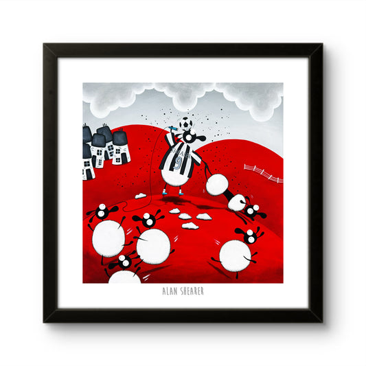 10” Print - Alan Shearer