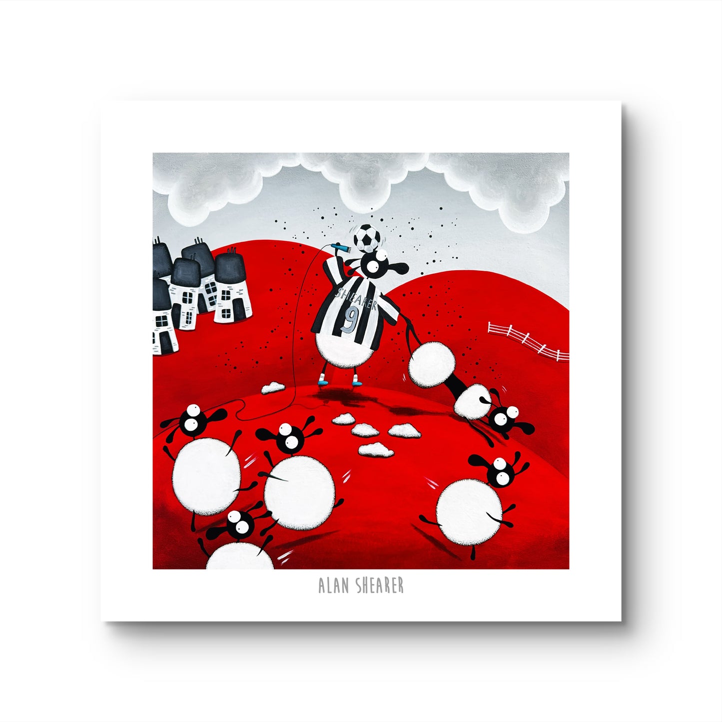 10” Print - Alan Shearer