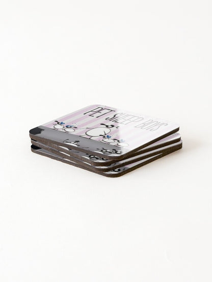 Pet Sheep Boys Coaster