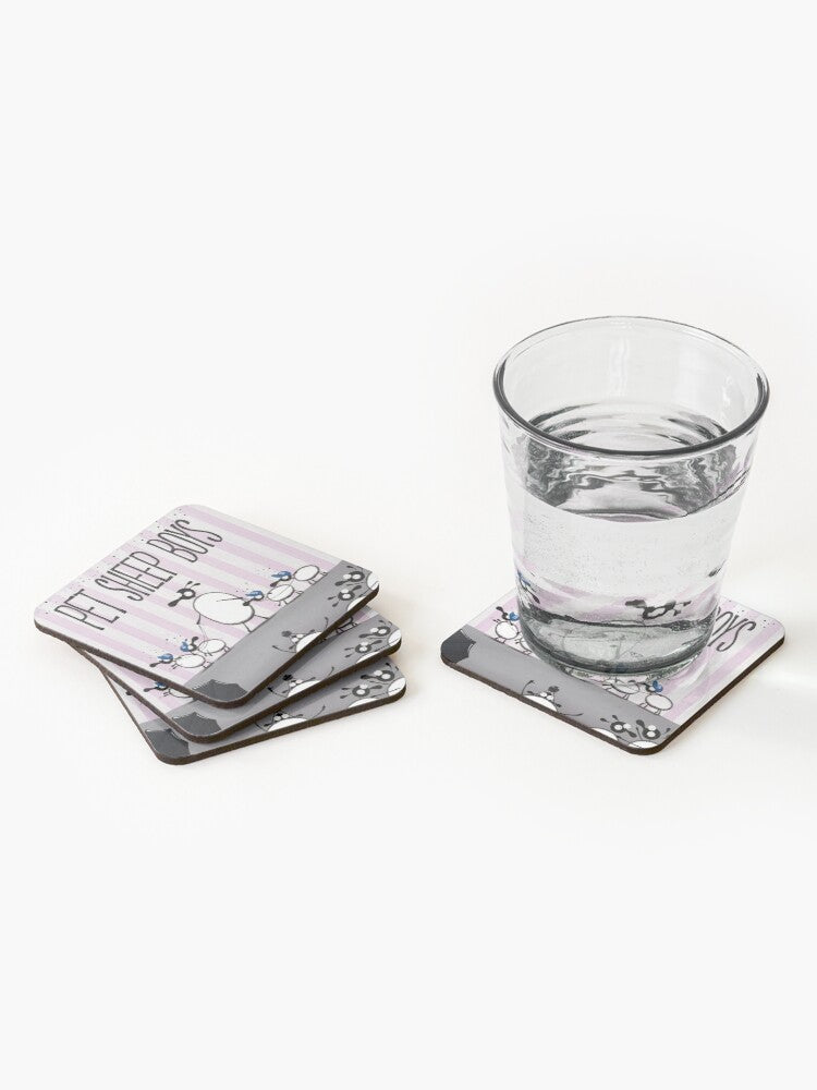 Pet Sheep Boys Coaster