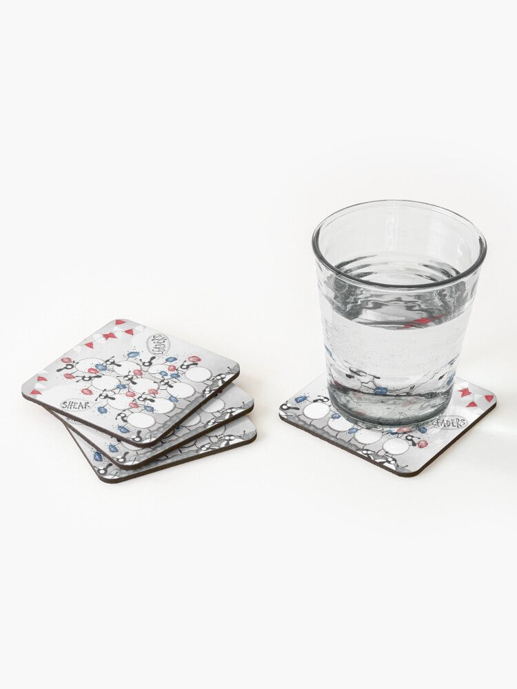 Shearleaders Coaster