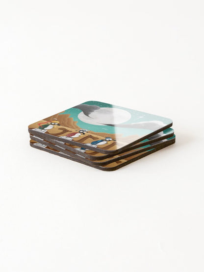 Three Wise Lambs Coaster