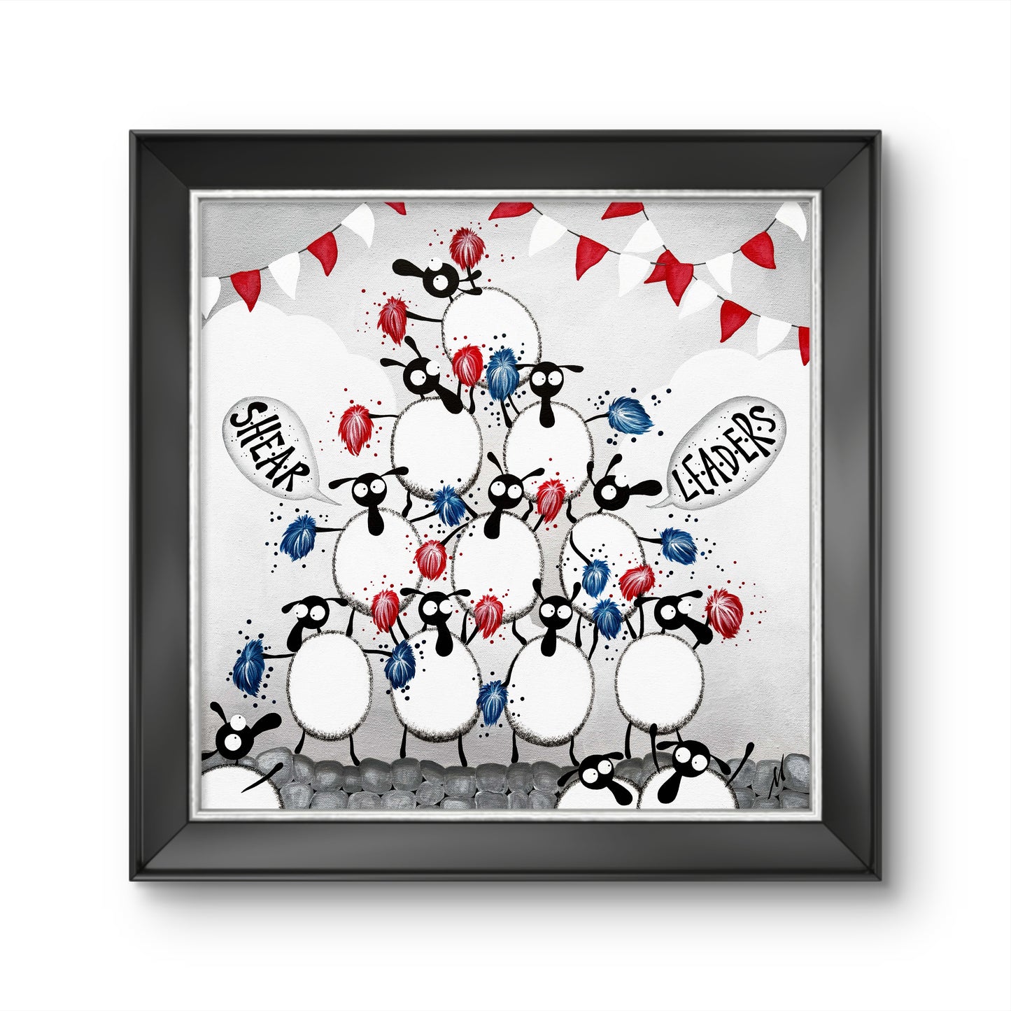 “Shearleaders" Original Painting