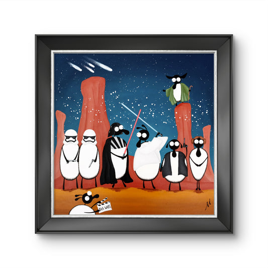 "Baa Wars" Original Painting